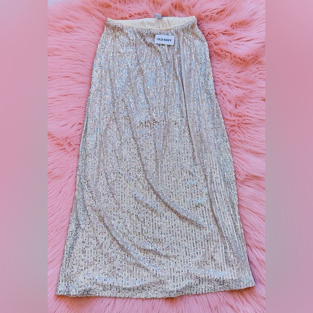 Old Navy  Sequin Maxi Skirt size XS